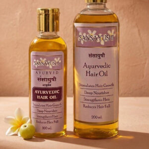 Sansayushi Ayurvedic Hair Oil – The Pure Ayurvedic Ritual for Hair & Harmony